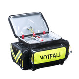 STAVANGER® E4000 Rugzak leeg - 54x31x33 cm Zwart/Rood (1 Stuk)