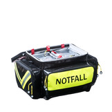 STAVANGER® E4000 Rugzak leeg - 54x31x33 cm Zwart/Rood (1 Stuk)