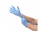 Nitril-Handschuhe, ohne Pulver blau unsterile (100 Stück)