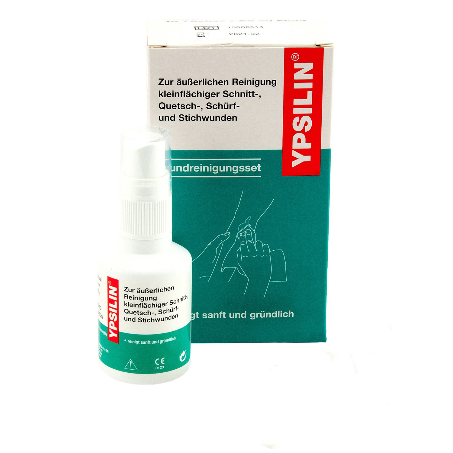 Holthaus YPSILIN Wundreinigungsset (Spray 50 ml)