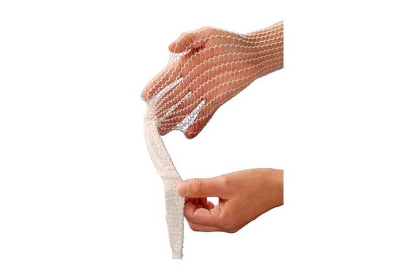 HEKA net elastisch netverband nr. 1 vinger/kindervoet - 25 meter  niet steriel (1 Stuks)