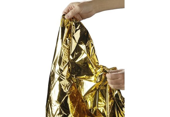HEKA Rettungsdecke silber/gold 160x210cm (1 Stück)