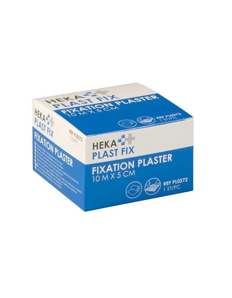 HEKA plast fix pleister - 10 m x 5 cm niet-steriel (1 Stuk)