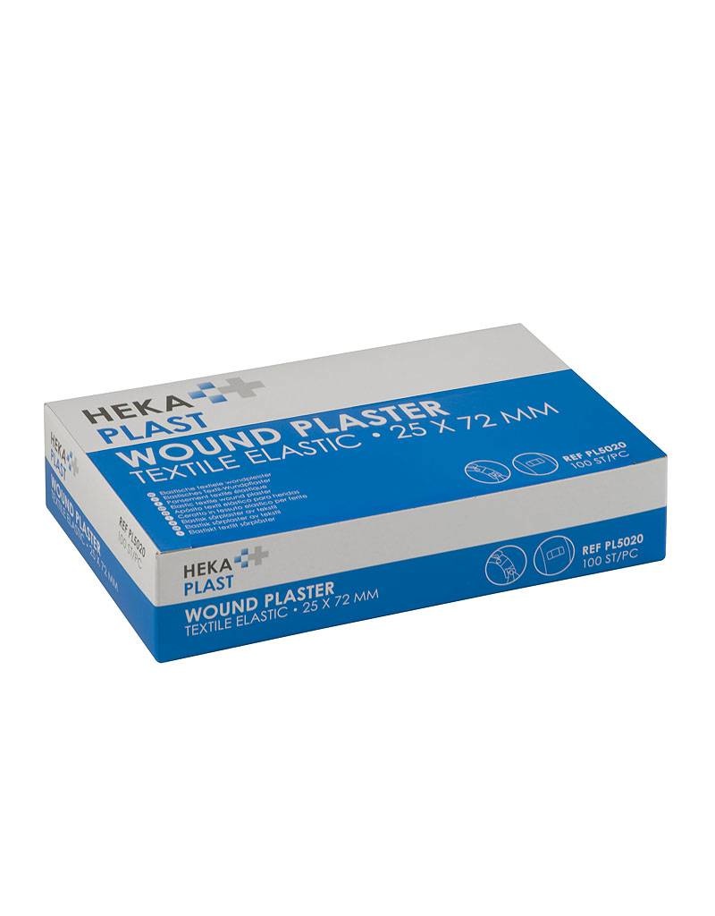 HEKA PLAST ET elastische wondpleister - 25 x 72 mm (100 Stuks)
