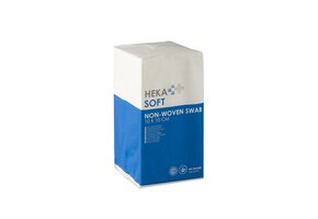 HEKA soft non-woven kompres - 10 x 10 cm niet steriel 8 lagen  (100 Stuks)