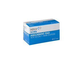 HEKA sorb absorberend verband - 10 x 10 cm niet steriel (50 Stuks)