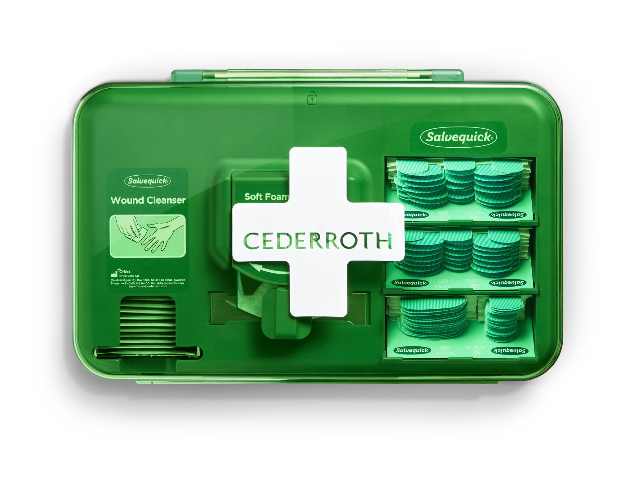 Cederroth Woundcare Dispenser Blau