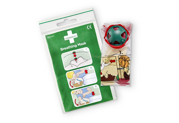 Cederroth beademingsmasker (one-way-valve)