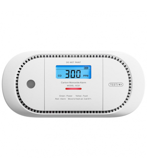 X-Sense CO-Melder mit LCD-Anzeige und Figaro-Sensor