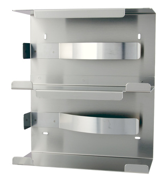 Handschoendispenser duo - 13,5 x 25 x 9,6 cm