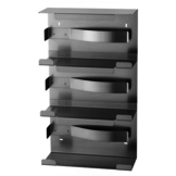 Handschoendispenser trio - 13,5 x 25 x 9,6 cm