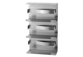 Handschoendispenser trio - 13,5 x 25 x 9,6 cm