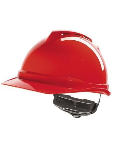 Schutzhelm MSA V-Gard 500 (verschiedene Farben) mit Ventilation