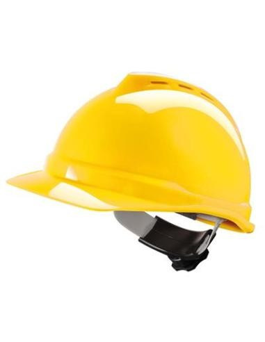 Schutzhelm MSA V-Gard 500 (verschiedene Farben) mit Ventilation