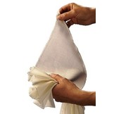 HEKA Driekante doek - viscose/katoen