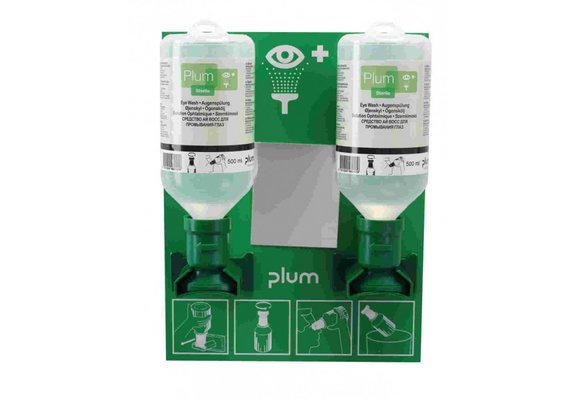 Plum Oogspoelstation incl. 2x 500 ml (2 stuks)