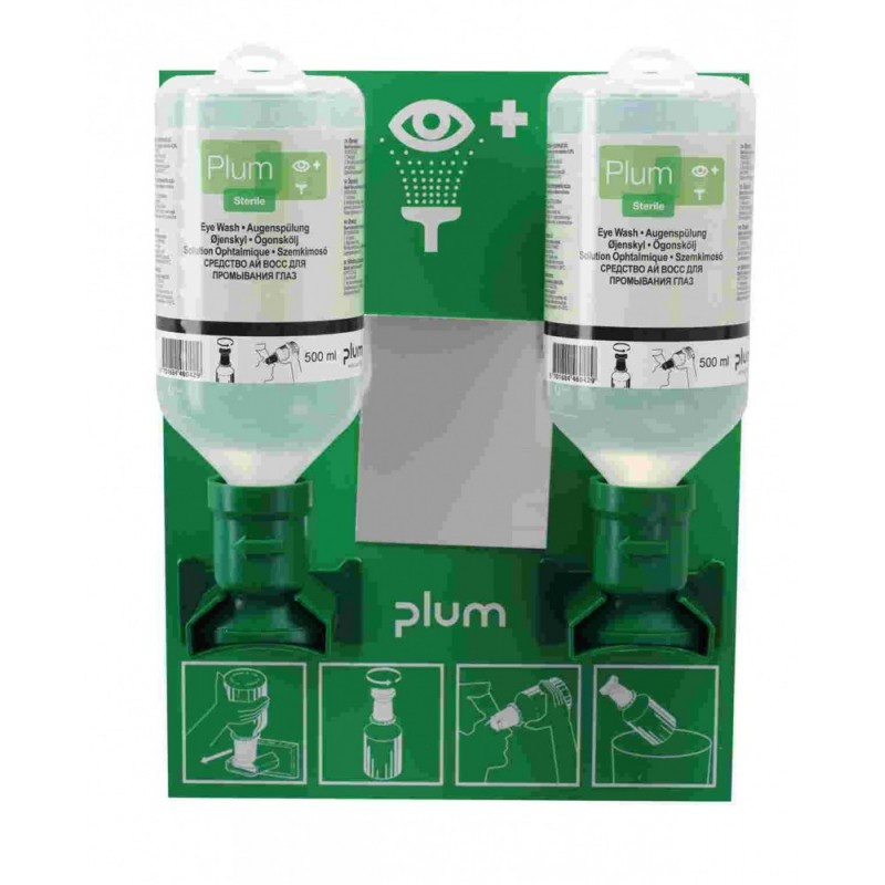 Plum Oogspoelstation incl. 2x 500 ml (2 stuks)