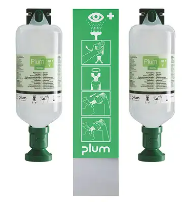Plum Oogspoelstation maxi incl. 1.000 ml (2 stuks)