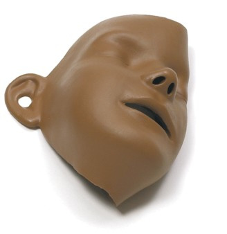 Laerdal Resusci junior / little junior gezichtshuiden donker (6 stuks)