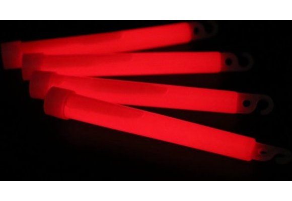 Breaklights 6" rood - 15 cm x 17 mm
