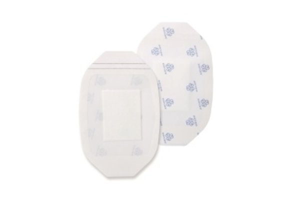 Evercare eilandpleister transparant steriel 6x7cm (50 stuks)