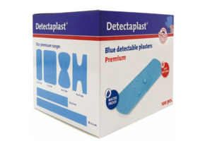 Detectaplast Premium blauwe PU pleisters, waterbestendig, 25 x 72 mm (100 stuks)