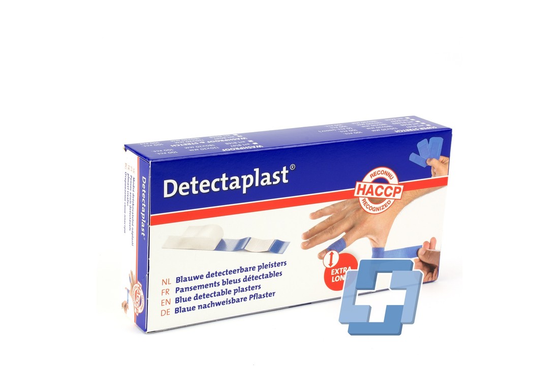 Detectaplast Elastic blauwe pleisters 180x20mm (100 stuks)