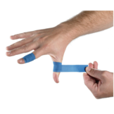 Detectaplast Blau elastischen Textileinnäher HACCP ET - 120 x 20 mm (100 Stück)