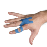 Blau elastische Gewebe Patches HACCP ET Anker (50 Stück)