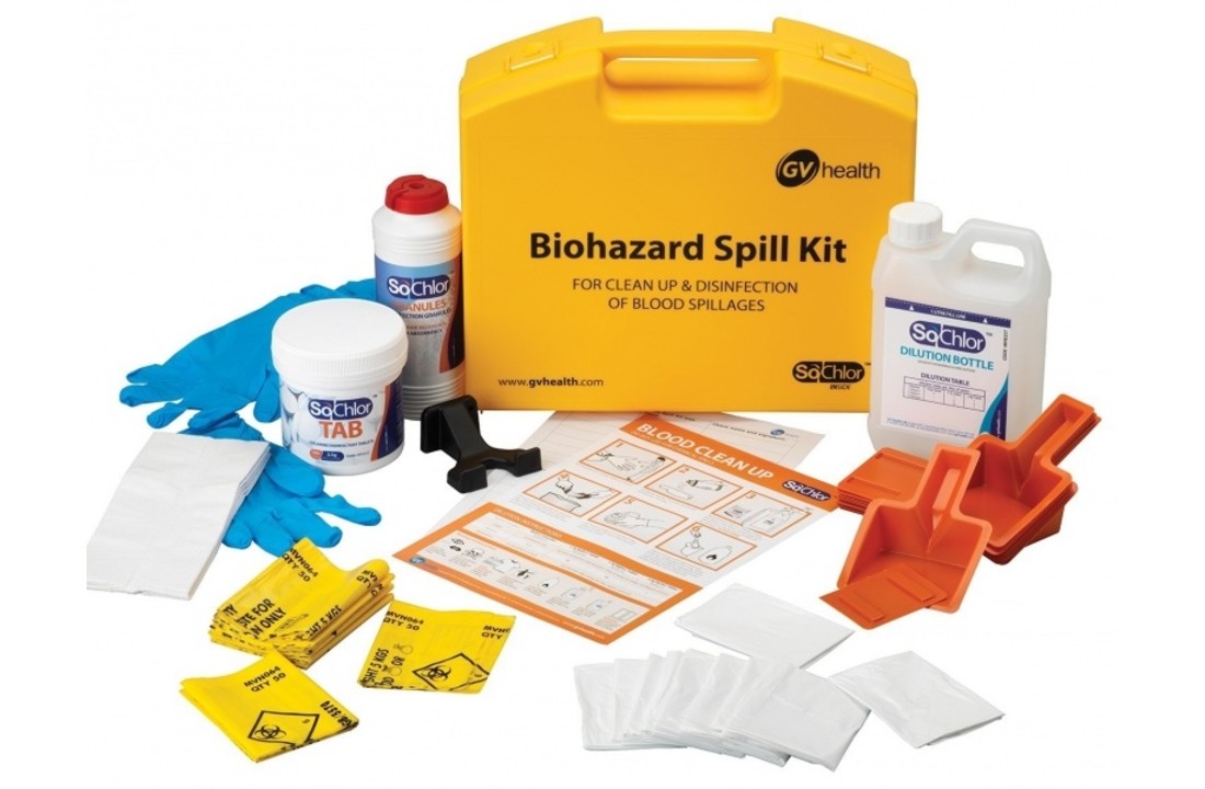 Biohazard kit met 3 sets (1 stuk)