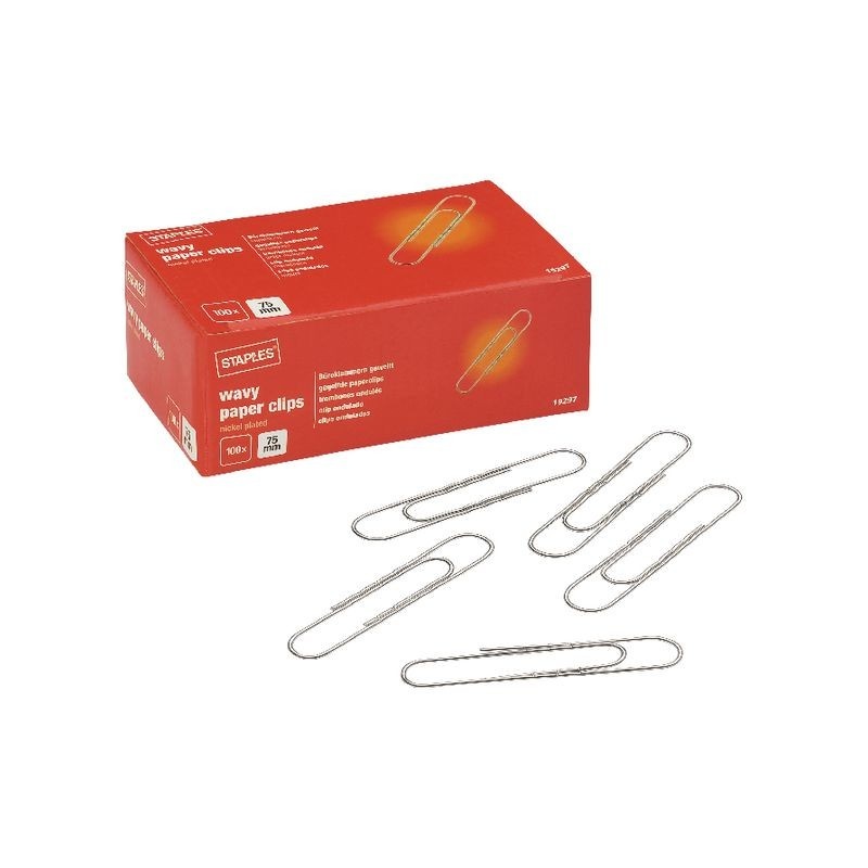 Paperclip SPLS 32mm nikkel / ds100