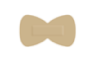 Protectaplast Elastic huidskleurige pleisters textiel 68 x 38 mm (Vlinder) (50 stuks)