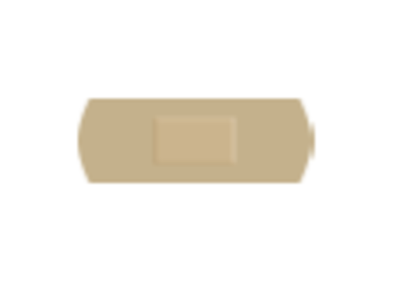 Protectaplast Elastische hautfarbene Pflaster Textil 19 x 72 mm (100 Stück)