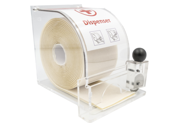 Protectaplast Dispenser 6cm x 5m met snijwiel - inclusief rol Protectaplast Elastic