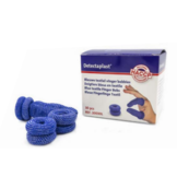 Detectaplast vingerlingen blauw textiel (30 stuks)