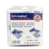 Detectaplast Blauw elastisch verband Assorti (12 stuks)