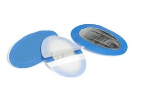 Detectaplast Premium blauwe hydrogel brandwonden pleister 67x110 mm (10 stuks)