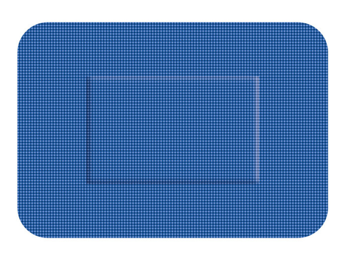 Detectaplast Elastische blaue Textilpflaster, 50 x 72 mm (50 Stück)