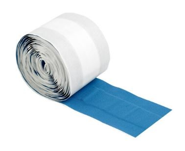 Detectaplast Elastic blauwe textiel pleister, op rol, 6 cm x 1 m