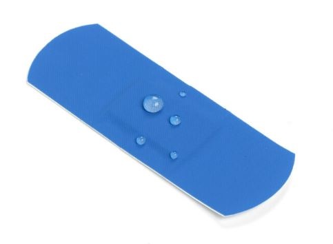 Detectaplast Universal blaues PE-Pflaster, wasserfest, 38 x 38 mm (100 Stück)