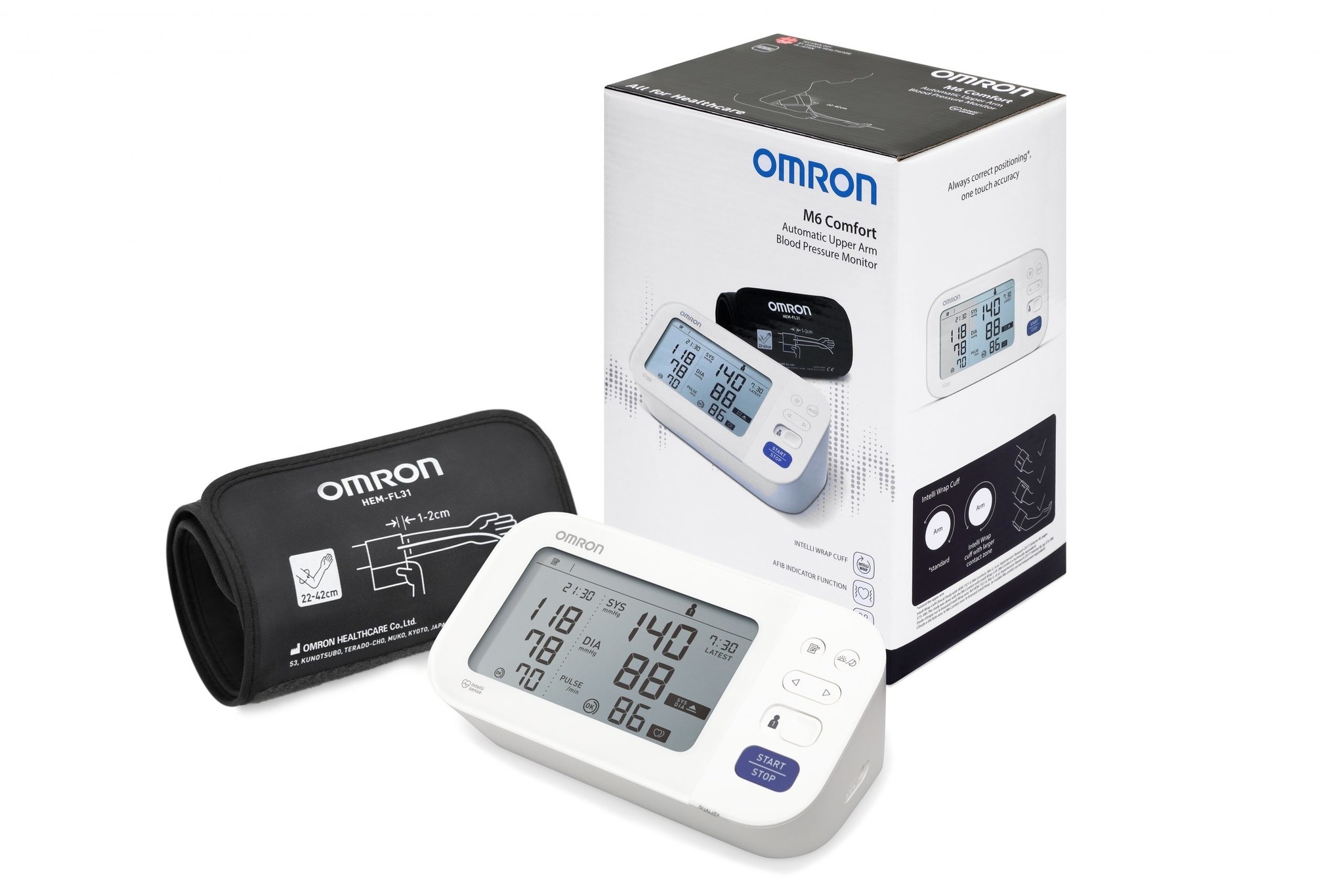 Omron-Blutdruckmessgerät M6 Comfort
