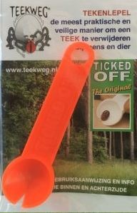 Zeckenlöffel teekweg/ticked off(orange)