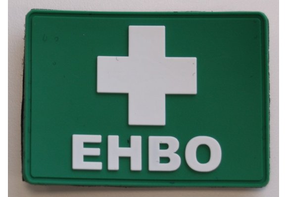 Klettverschluss-Logo AED zur Befestigung am Catobag