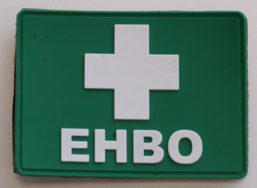 Klettverschluss-Logo AED zur Befestigung am Catobag