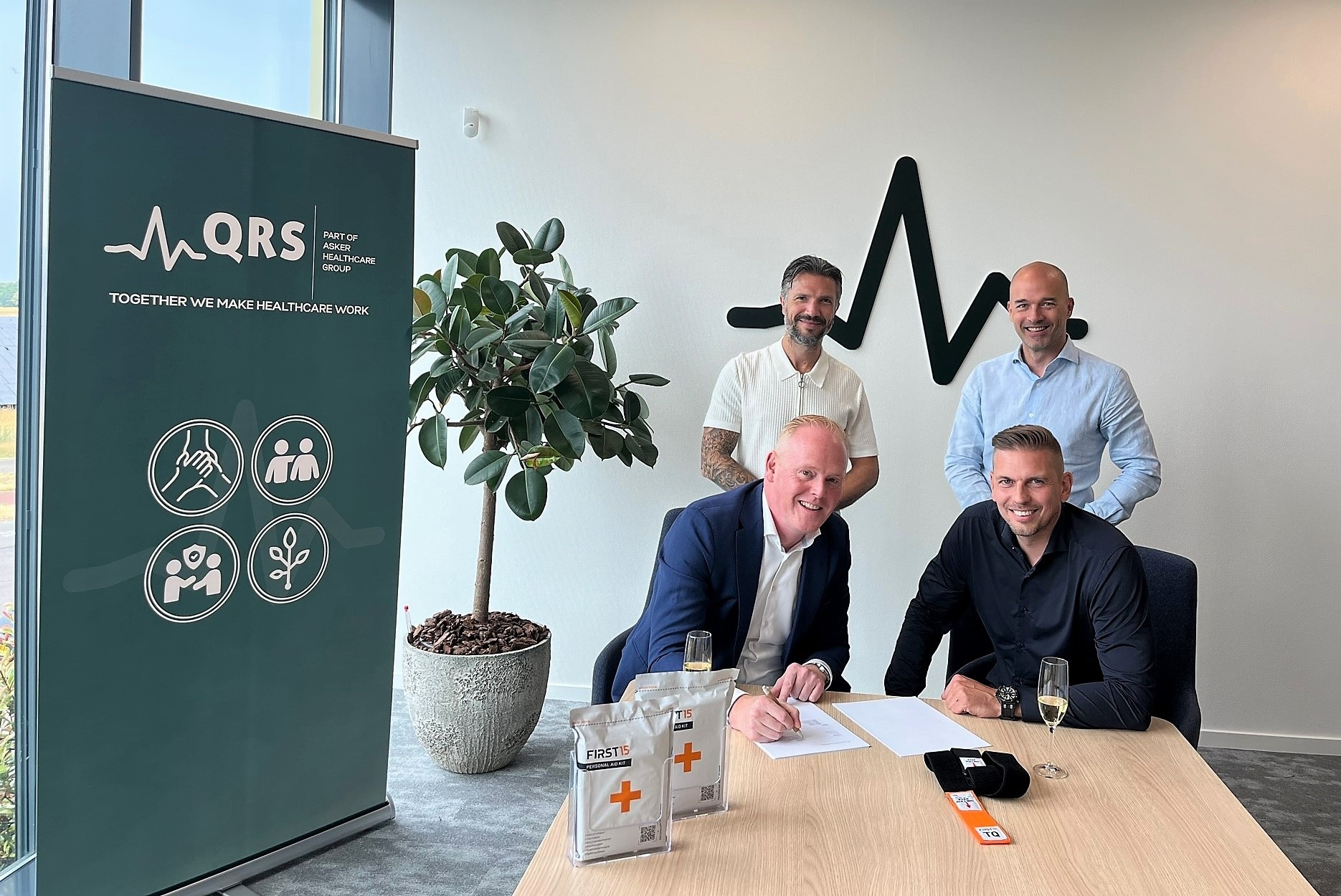 QRS Healthcare sluit exclusieve samenwerkingsovereenkomst met First15