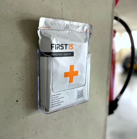 Houder voor de First15 Life Saving Kit