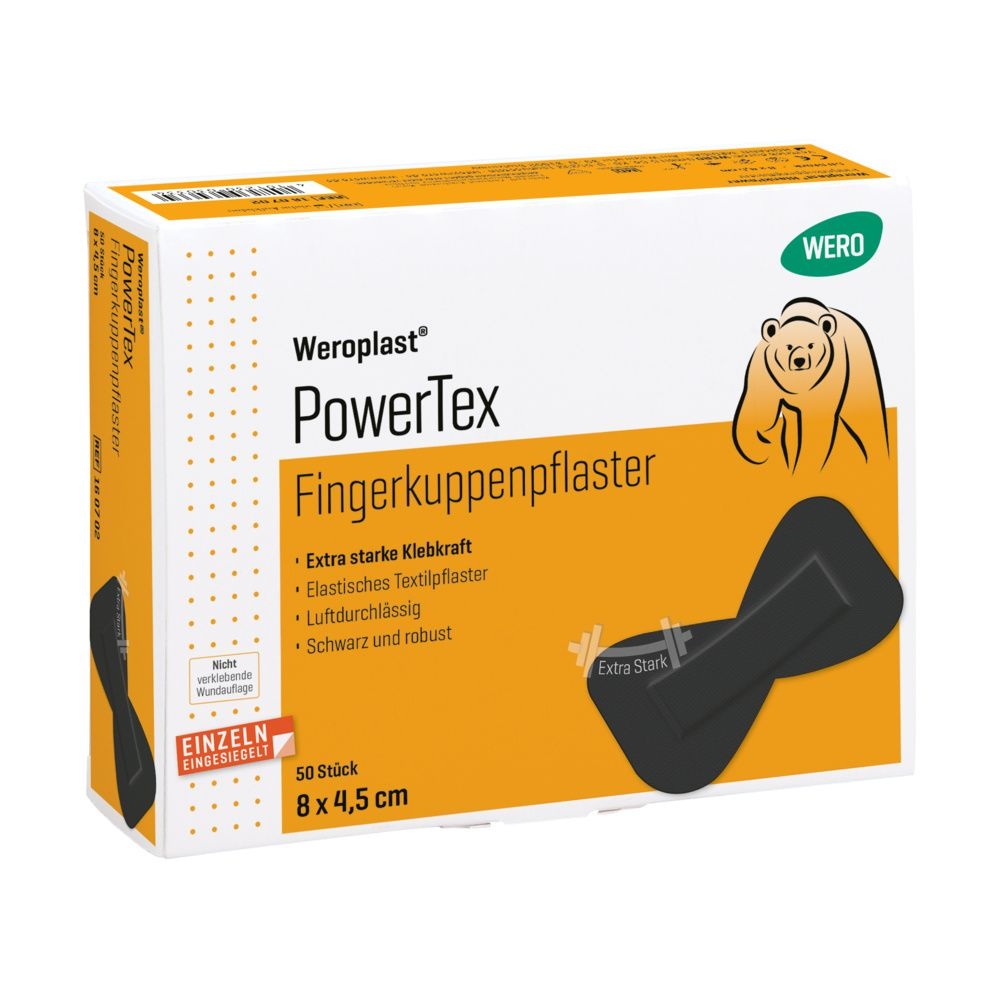 Wero PowerTex Fingerspitze patches / Schmetterling ET - 80 x 45 mm (50 Stück)