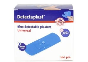 Detectaplast Wasserdicht Blau Röntgen patches PU - 25 x 72 mm (100 Stück) - Copy