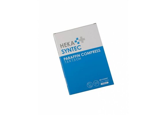 HEKA SYNTEC Zalfkompres - 7,5 x 7,5 cm (10 stuks)