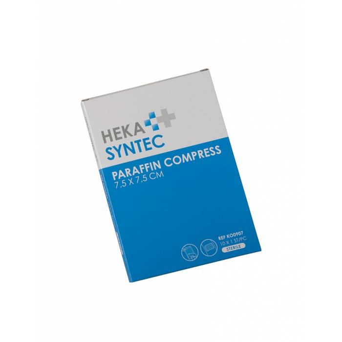 HEKA SYNTEC Zalfkompres - 7,5 x 7,5 cm (10 stuks)